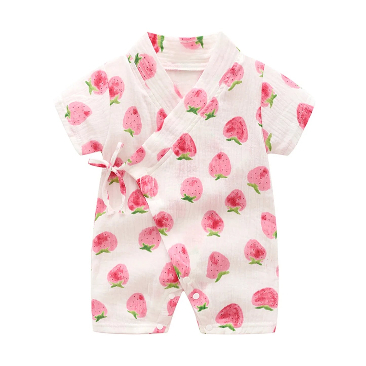 Tenue d’été style kimono pour bébé fille et garçon