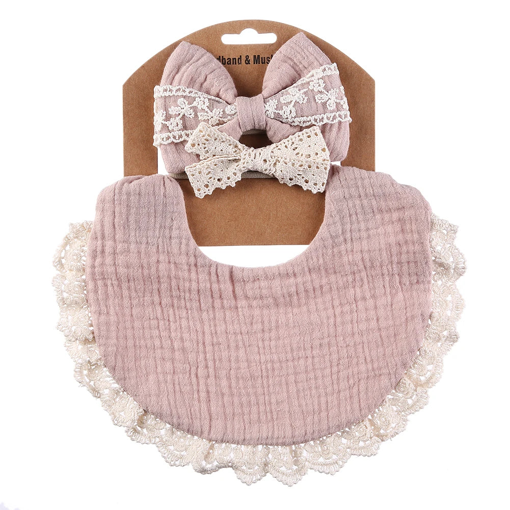Bavoir mignon en coton pur