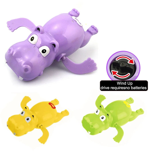 Lot de 3 pièces de jouets de bains hippopotames pour bébé