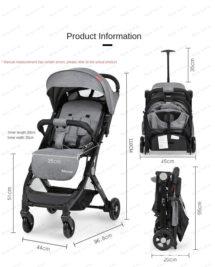 Poussette de bébé portable