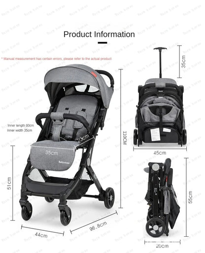 Poussette de bébé portable