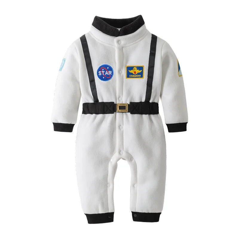 Déguisement bébé astronaute blanc body