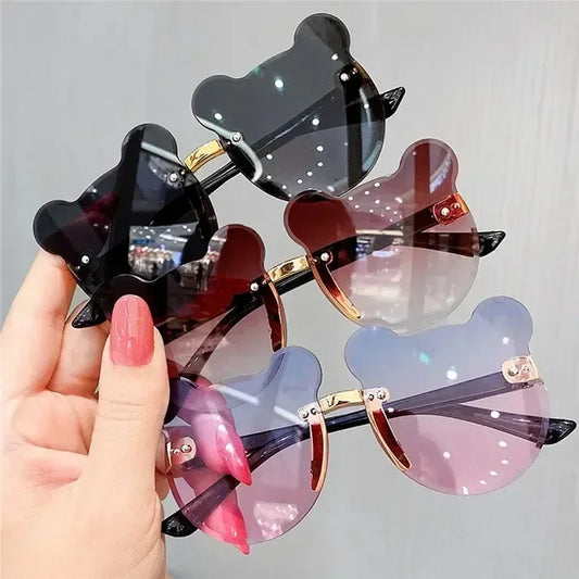 Lunettes de soleil en forme de tête d’ours pour bébé