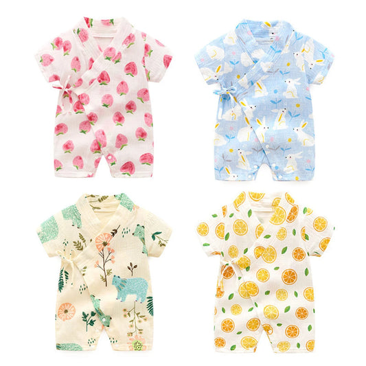 Tenue d’été style kimono pour bébé fille et garçon