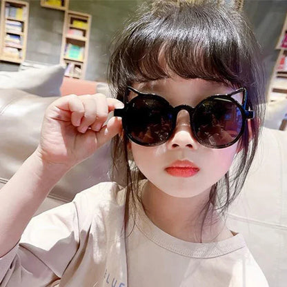 Lunettes de soleil en forme de chat pour enfants