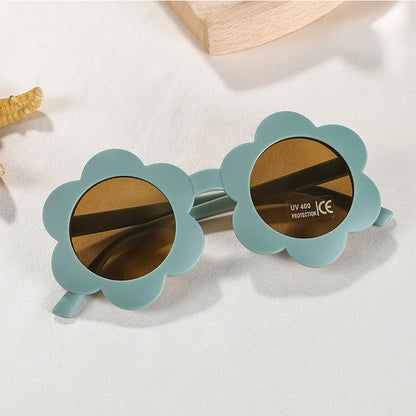 Lunettes de soleil pour bébé en forme de fleur