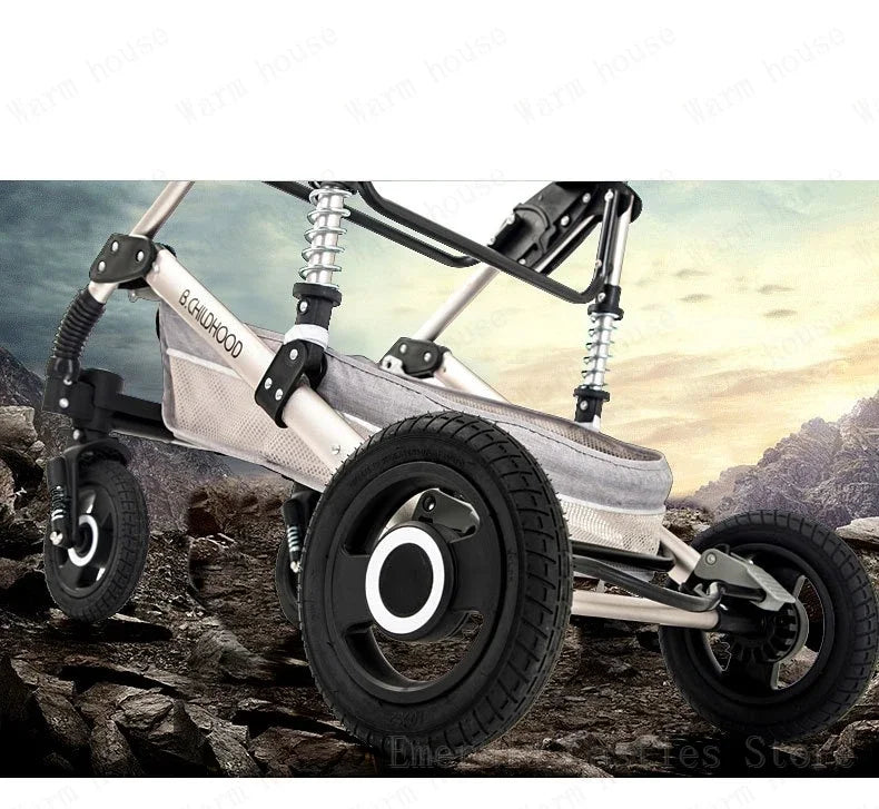 Poussette 3 en 1 pour le transport des nouveau-nés