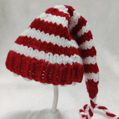 Chapeaux de noël tricoté pour nouveau-né