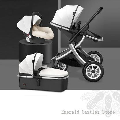 Poussette haute pour bébé