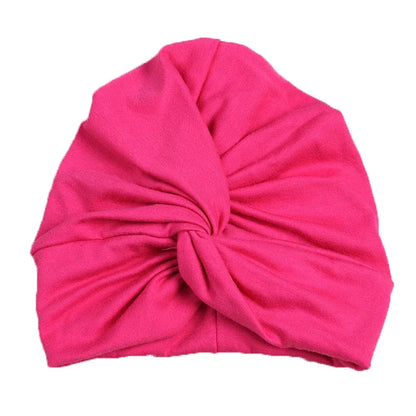 Turban en coton torsadé et noué pour bébé