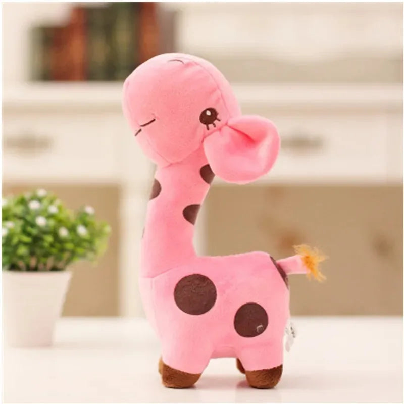 Peluche en forme de girafe pour bébé