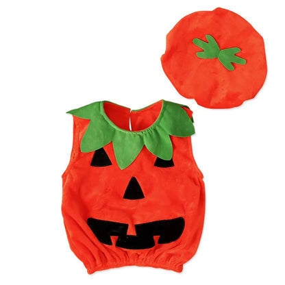 Déguisement halloween bebe en forme de citrouille