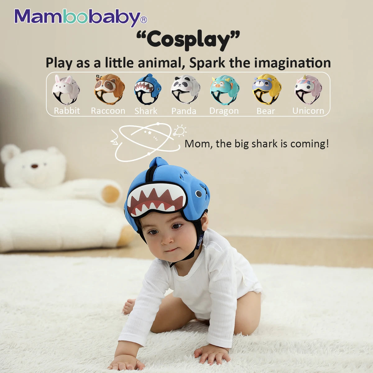 Casque de protection anti-choc pour bébé