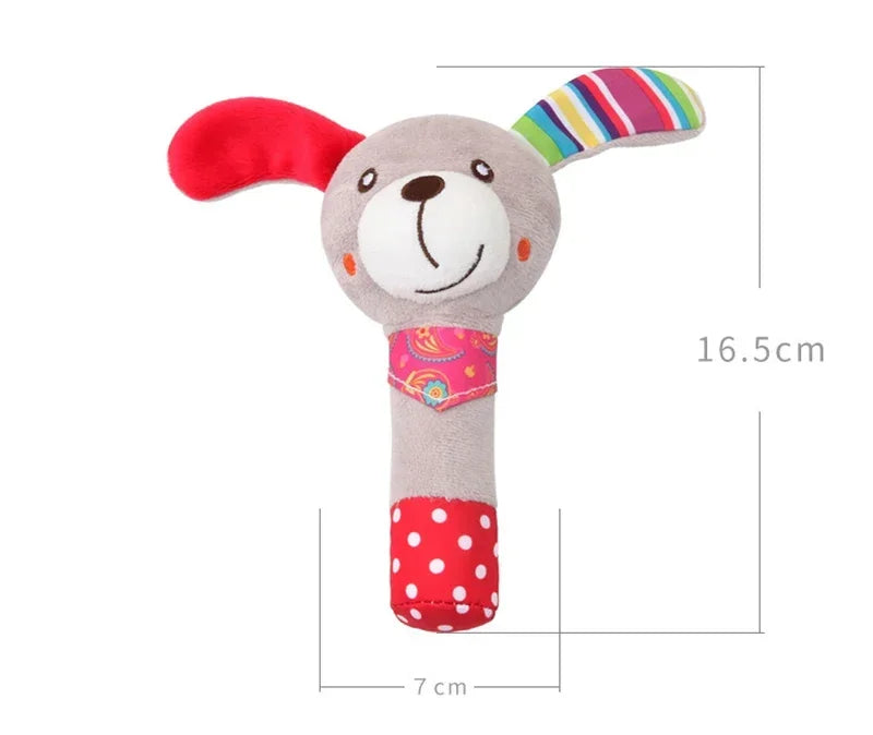 Hochet avec jouets en peluche