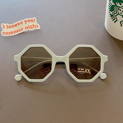 Lunettes de soleil en forme de mignon polygone pour enfants