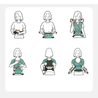 Porte bébé multifonctionnel
