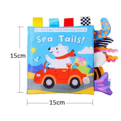 Livre en tissu doux et lavable pour bébé