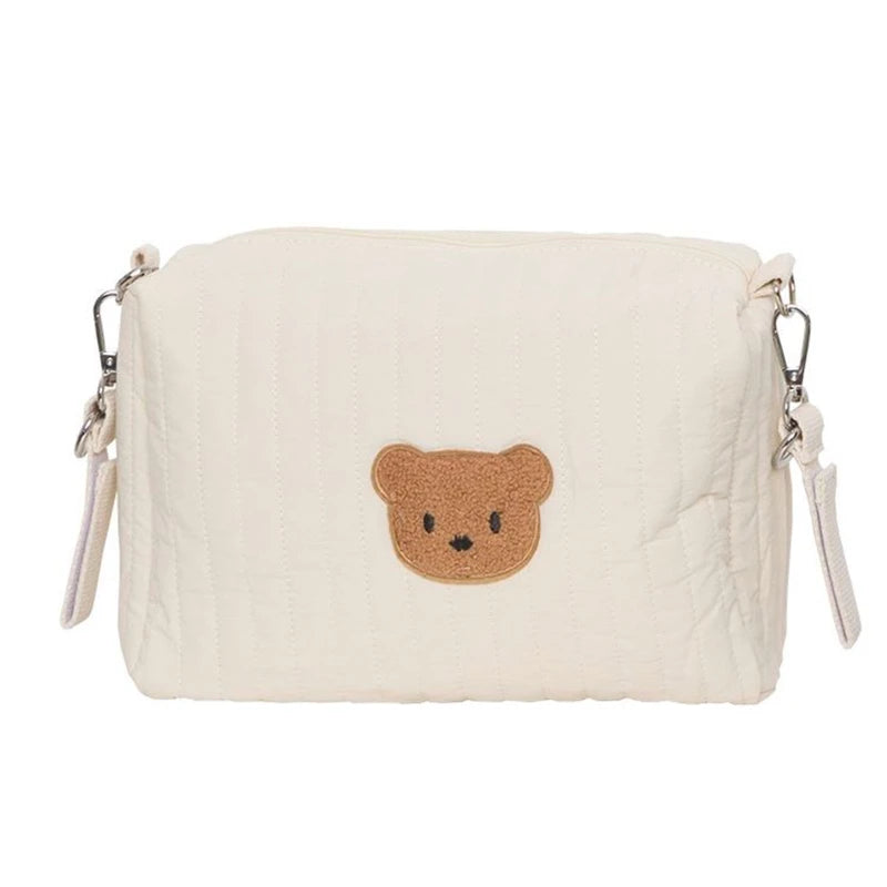 Sac à langer brodé et matelassé petit modèle pour bébé