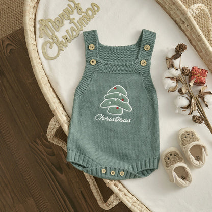 Barboteuse en tricot pour bébé garçon et fille