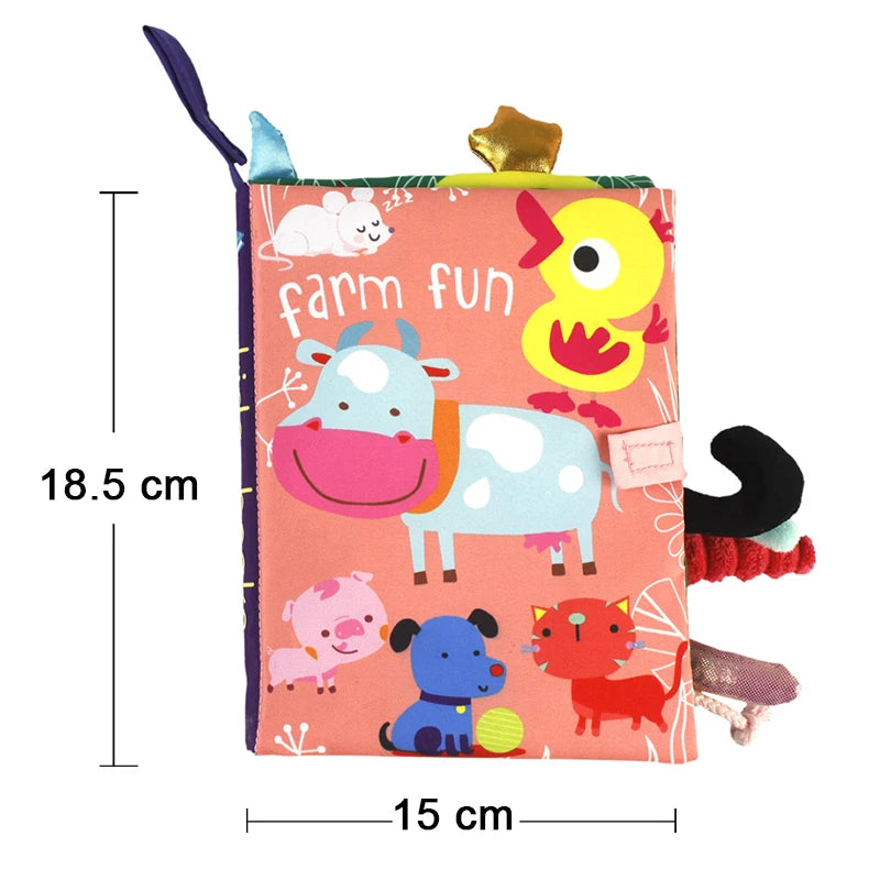 Livre en tissu doux et lavable pour bébé