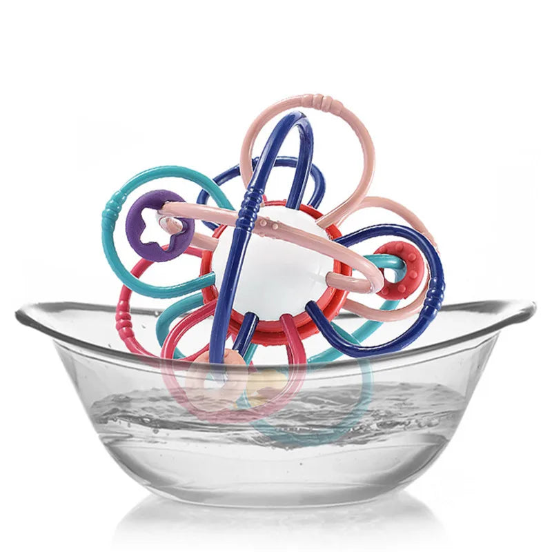 Hochet en caoutchouc souple pour bébé