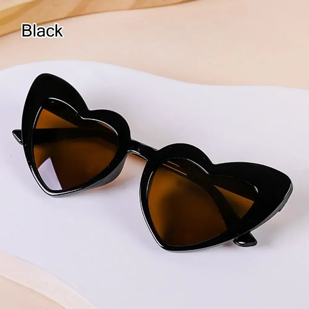 Lunettes de soleil polarisées en forme de cœur pour enfants