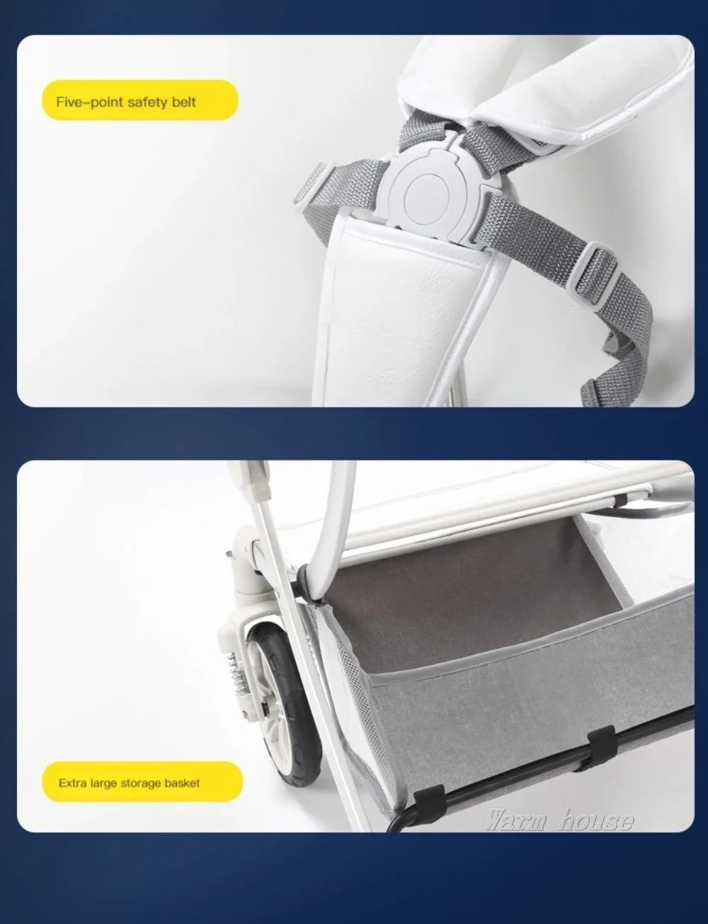 Poussette Portable 3 en 1 pour bébé