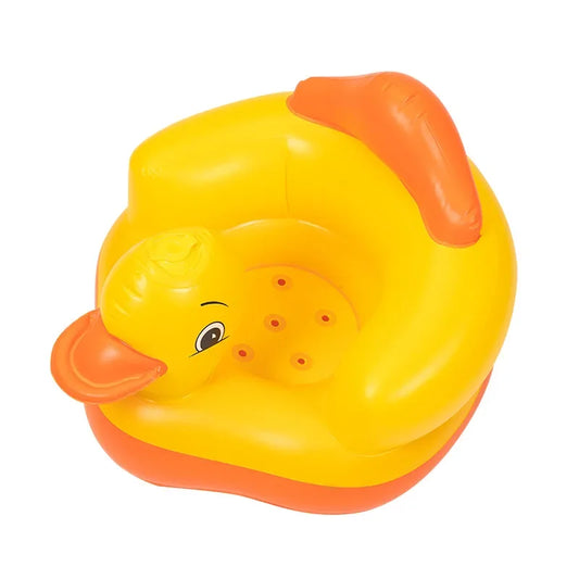 Jouet bébé siège gonflable en forme de canard