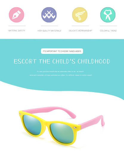Lunettes de soleil carrées pour enfants