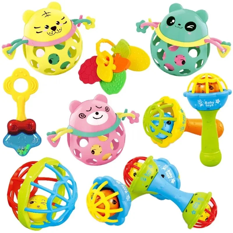 Hochet en caoutchouc souple pour bébé