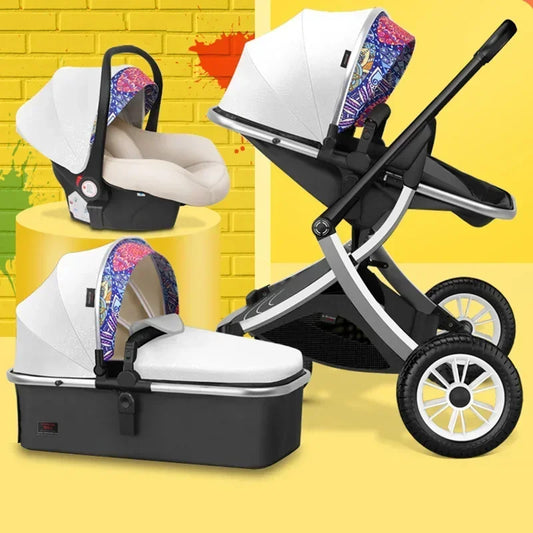 Poussette haute pour bébé