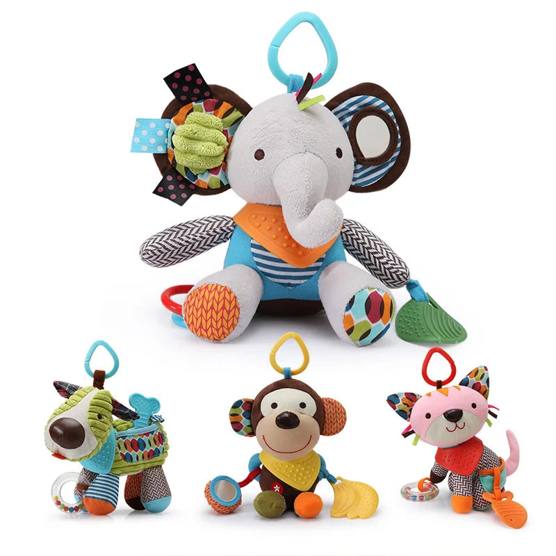 Animal Baby Rattle Plush Kids Gift Toys for Children