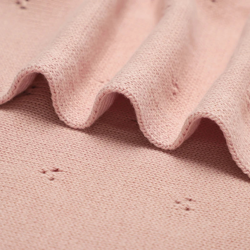 Couverture tricotée et décontractée pour bébé