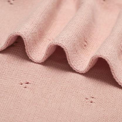 Couverture tricotée et décontractée pour bébé