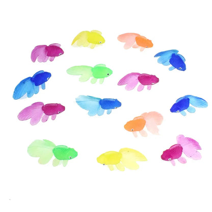 Lot de 10 poissons en caoutchouc souple pour bébé