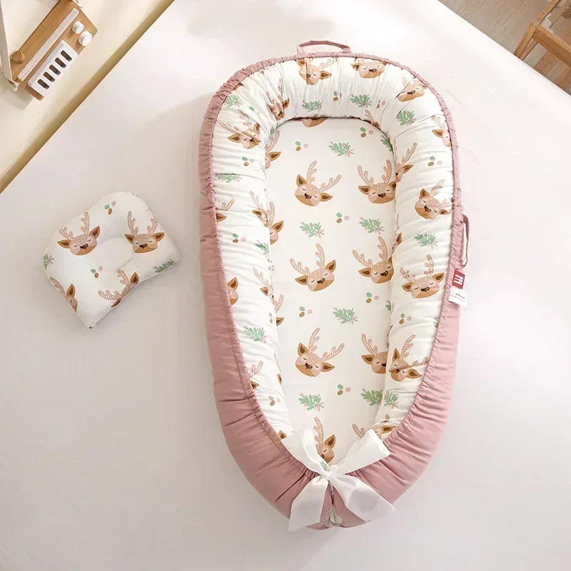 Lit réducteur avec Oreiller pour Bébé et Nouveau-né