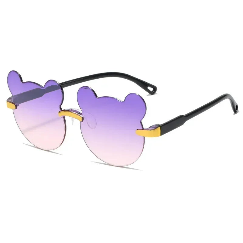 Lunettes de soleil en forme de tête d’ours pour bébé