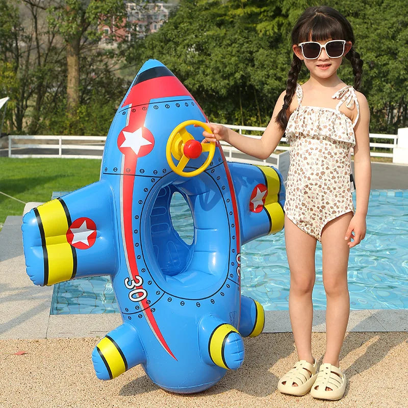 Jouet gonflable en forme d’avion