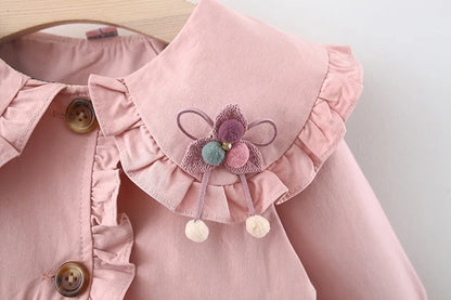 Veste de petite fille à manches longues