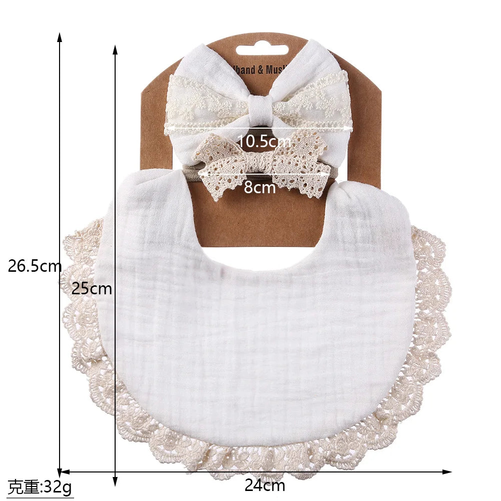 Bavoir mignon en coton pur