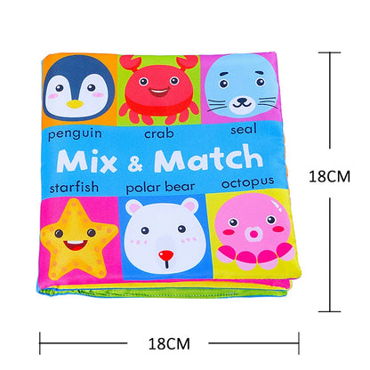 Livre en tissu doux et lavable pour bébé