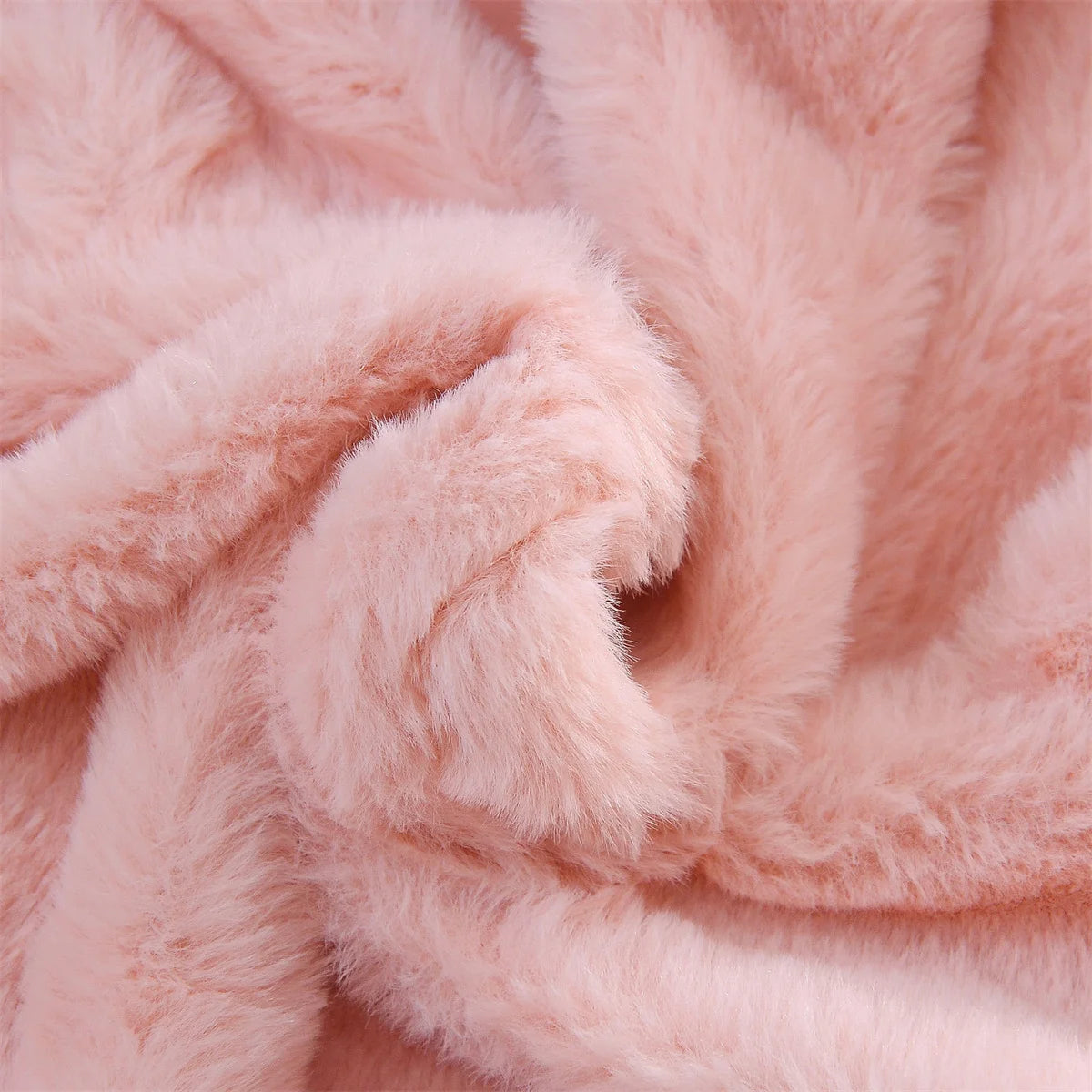 Manteau en peluche avec oreilles de lapin pour bébés