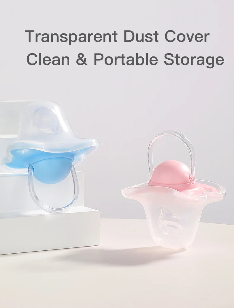 Sucette en silicone de couleur vive pour bébé