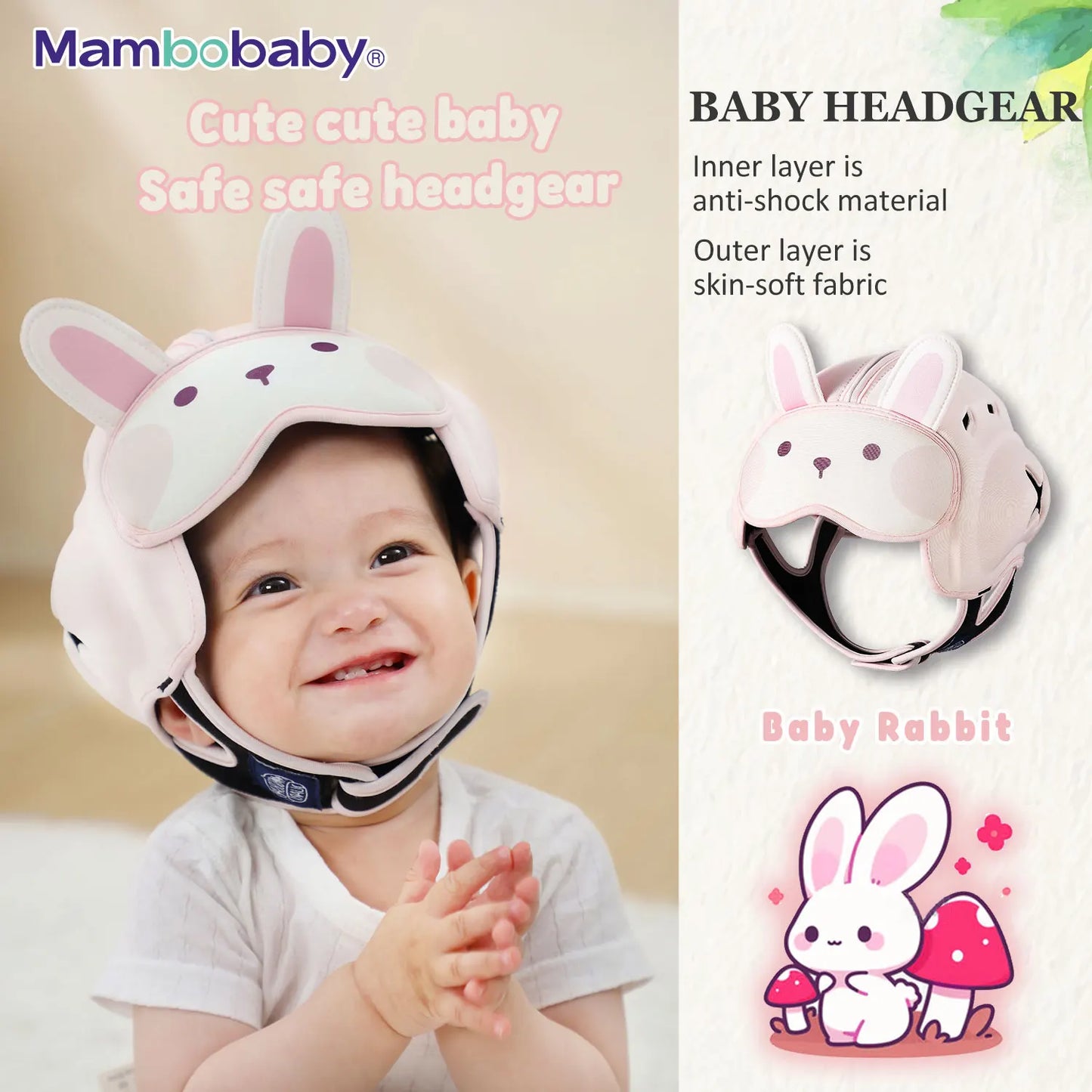 Casque de protection anti-choc pour bébé