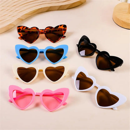 Lunettes de soleil polarisées en forme de cœur pour enfants