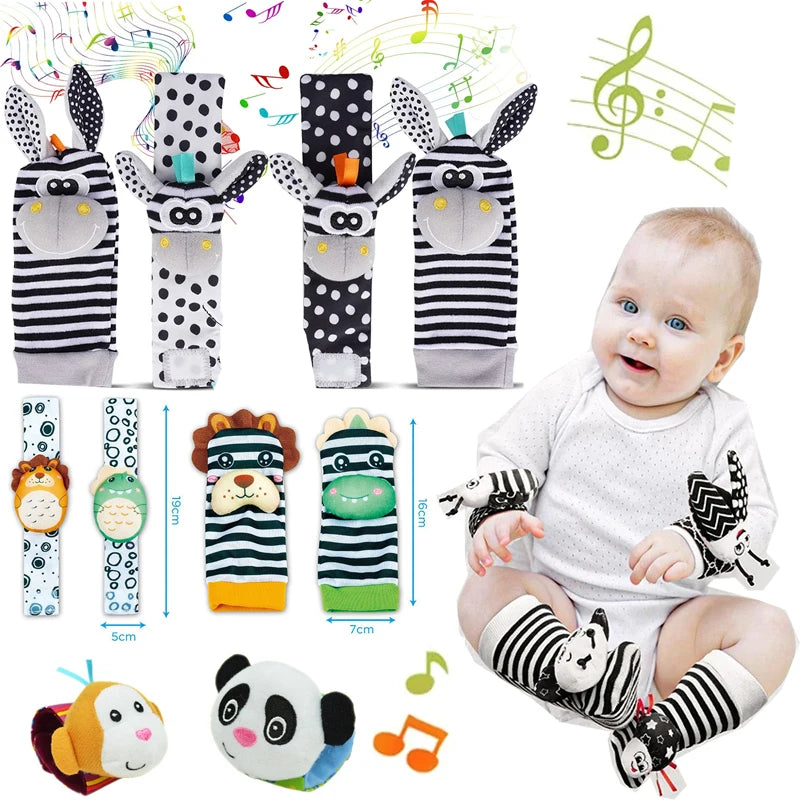 Hochet en caoutchouc souple pour bébé