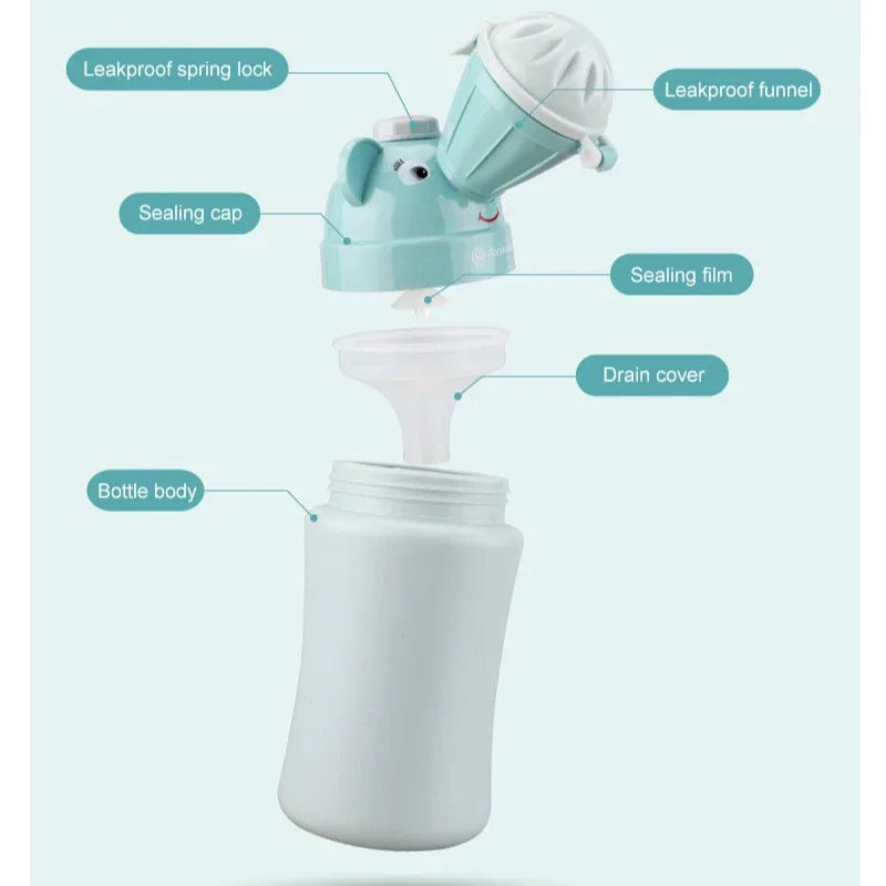 Pot de toilette en plastique pour bébé