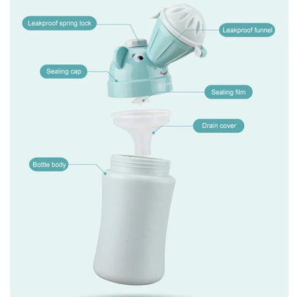 Pot de toilette en plastique pour bébé