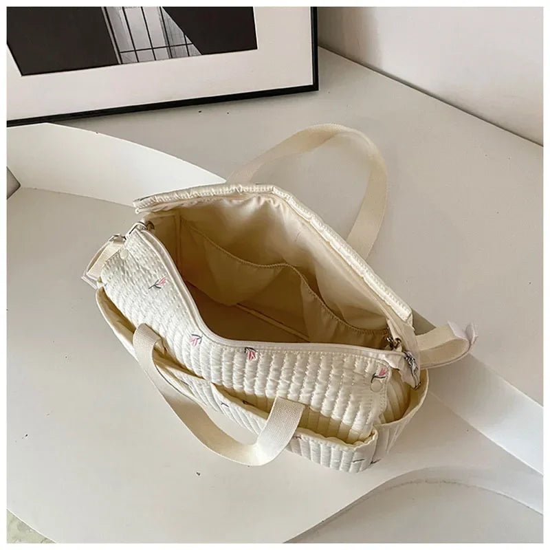 Sac à langer brodé grand modèle pour bébé