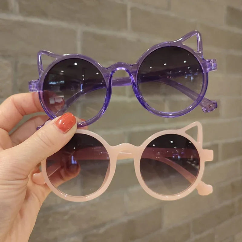 Lunettes de soleil en forme de chat pour enfants